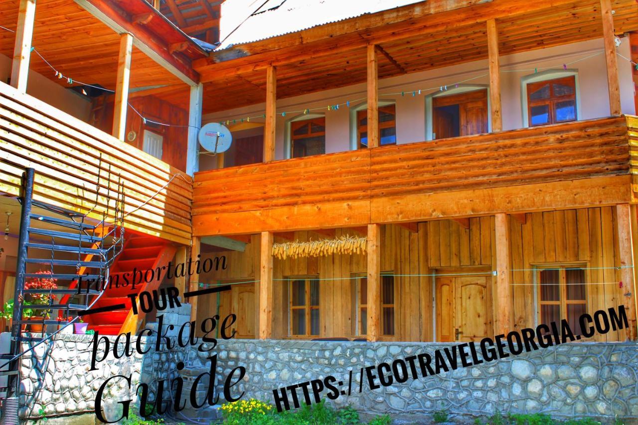 Ecohouse Svaneti Mestia Esterno foto